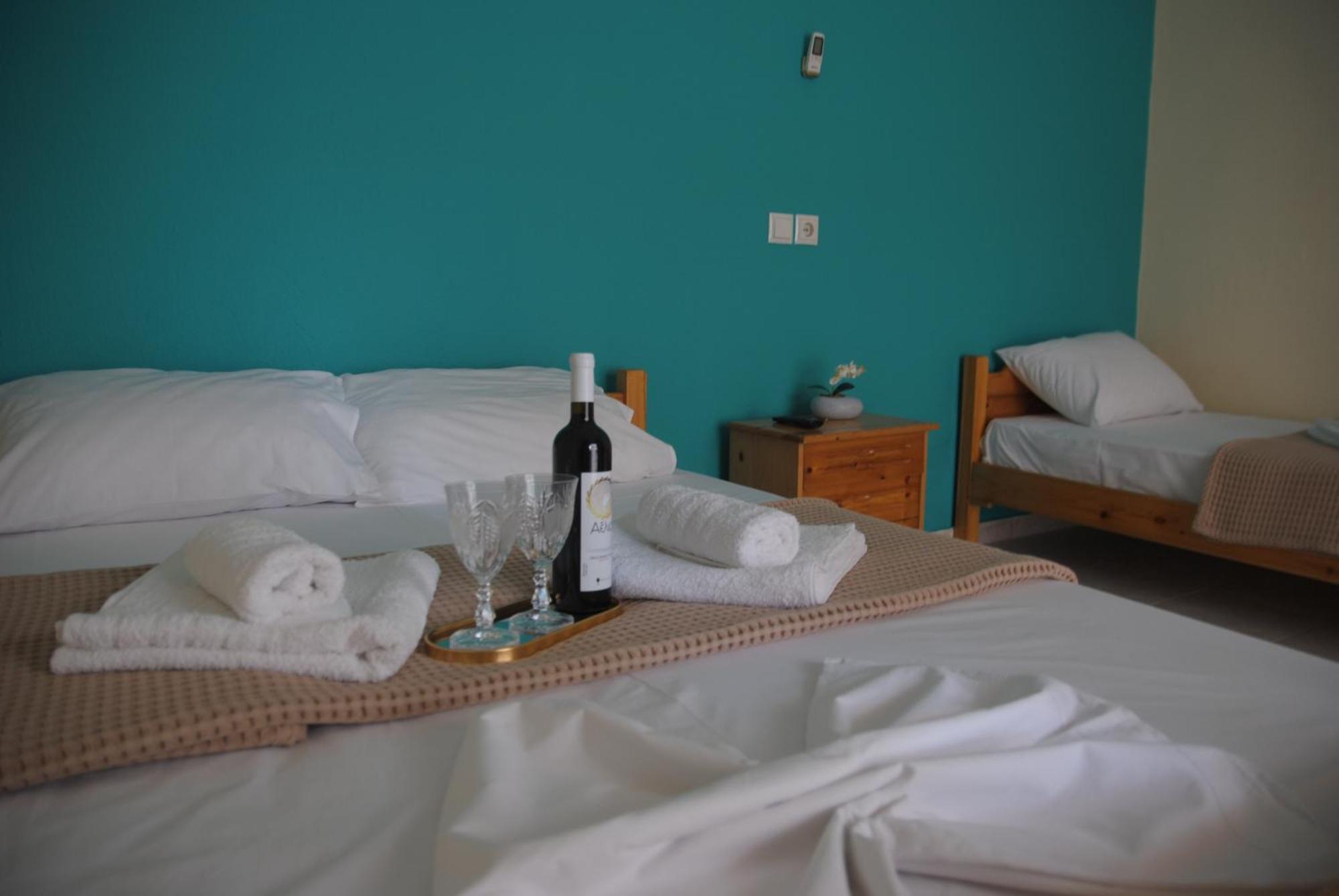 Light Blue Paralia Apartments Kültér fotó